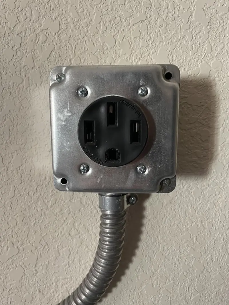 NEMA 14-50 outlet installed for Smart Home Electrical in Alamogordo